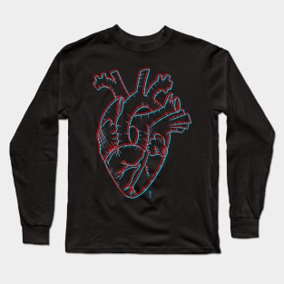 3d heart Long Sleeve T-Shirt